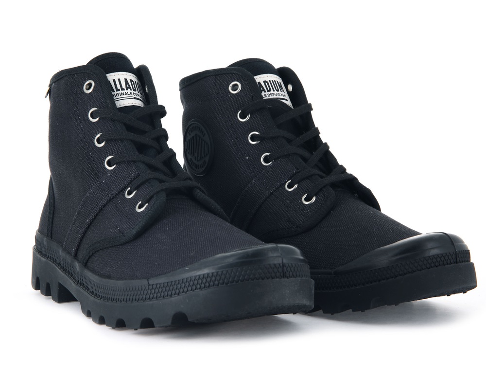 Botas Palladium PALLABROUSSE Hombre Negras | Costa Rica-53620